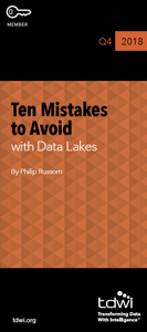 TDWI Ten Mistakes to Avoid with Data Lakes cover image