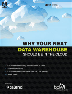 Why Your Next Data Warehouse Should Be in the Cloud Ebook image