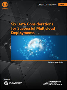 Cover to a TDWI Checklist Report