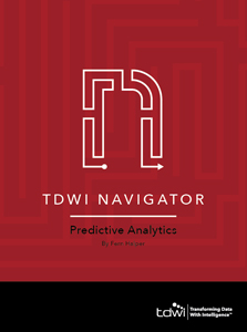 TDWI Navigator Report Predictive Analytics cover image
