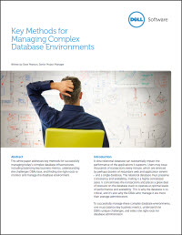 Key Methods for Managing Complex Database   Environments