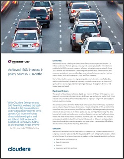 Cloudera markerstudy Case Study cover image