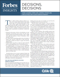 Qlik Decisions Decisions white paper thumb